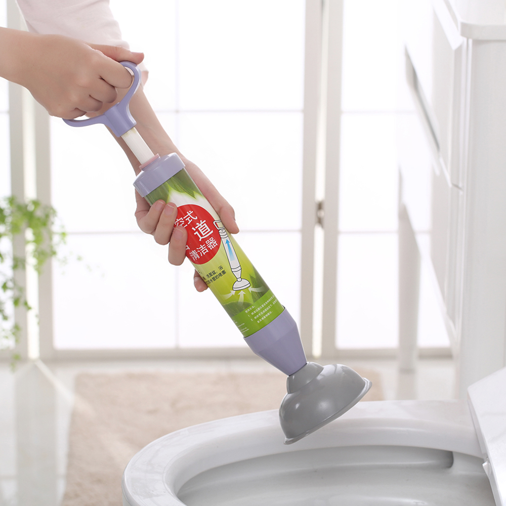 Most Popular drain opener hand operated plastic toilet sucker with a long handle